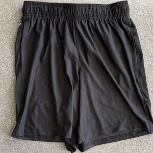 Sleek Black Athletic Shorts for Men